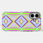 Neon Tribal Dreams Kaleidoscope Case-Mate iPhoneケース (裏面 (横))