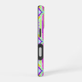 Neon Tribal Dreams Kaleidoscope iPhone 16ケース (右側面)
