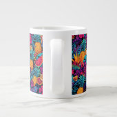 Neon Tropical Fruit Flower Coffee Mug - Pineapple ジャンボコーヒーマグカップ (裏面)