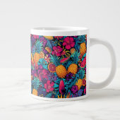 Neon Tropical Fruit Flower Coffee Mug - Pineapple ジャンボコーヒーマグカップ (右)