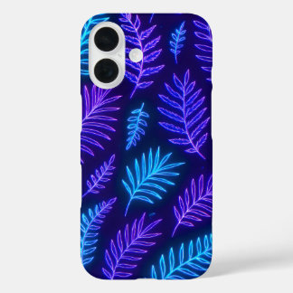 Neon Tropical Leaves Phone Case iPhone 16ケース