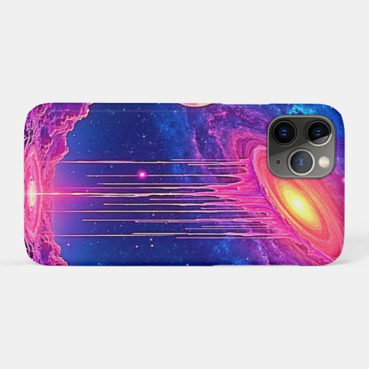 Neon Universe: Dripping Starlight Case-Mate iPhoneケース (裏面(横))