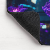 Neon Veins Glowing Mouse Pad | Bioluminescent マウスパッド (コーナー)