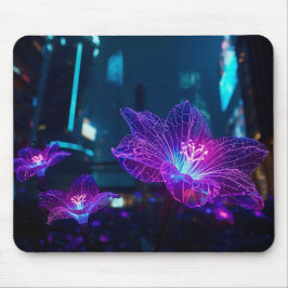 Neon Veins Glowing Mouse Pad | Bioluminescent マウスパッド