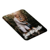 Neon Vertical Photo Save the Date Magnet マグネット (右側)