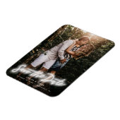 Neon Vertical Photo Save the Date Magnet マグネット (左側)