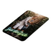 Neon Vertical Photo Save the Date Magnet マグネット (左側)