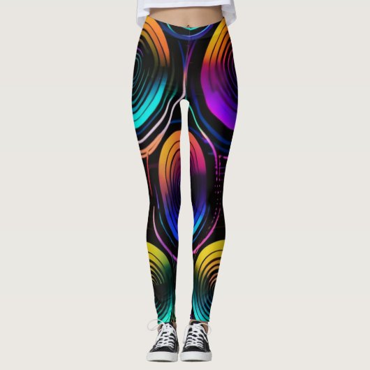 Neon Vibe Radiance Leggings レギンス (正面)