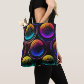 Neon Vibe Radiance Tote トートバッグ (クローズアップ)