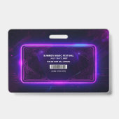 Neon VIP All Access Badge  バッジ (裏面)
