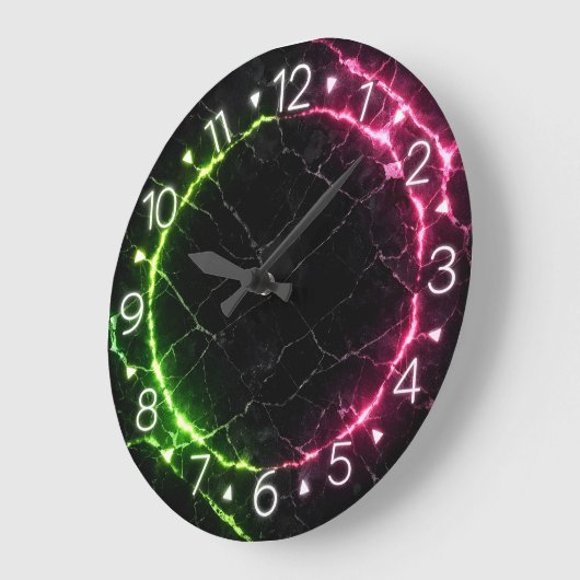 Neon Wall Clock ラージ壁時計 (傾斜)
