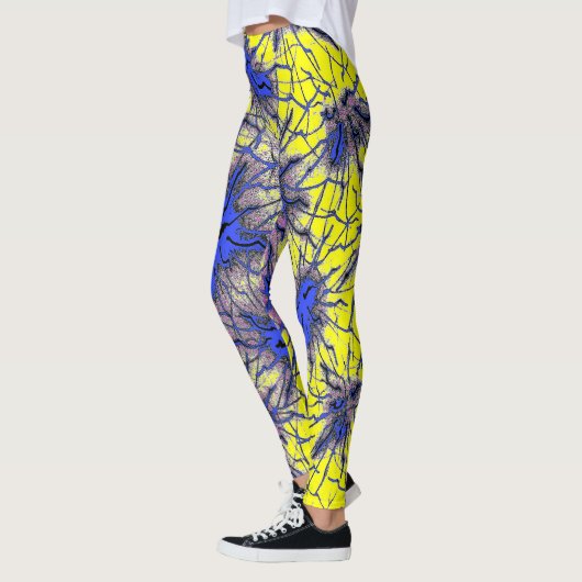 Neon Web Leggings レギンス (左)