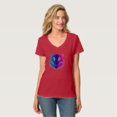 Neon White Tiger – Glowing Cyberpunk Wildlife Art Tシャツ (正面フル)