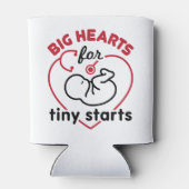 Neonatal NICUナースミニスタートの大ハート 缶クーラー (裏面)
