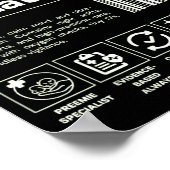 Neonatologist &amp; D Neonatology Gift Nicu Doctor ポスター (角)