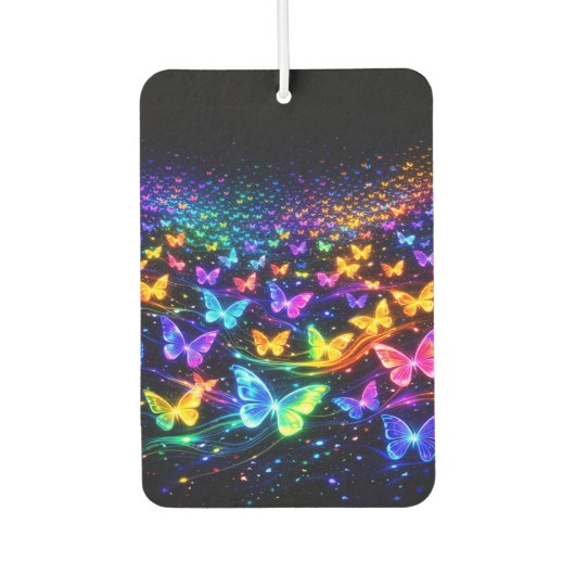 Neonfarbene Schmetterlinge カーエアーフレッシュナー (正面)