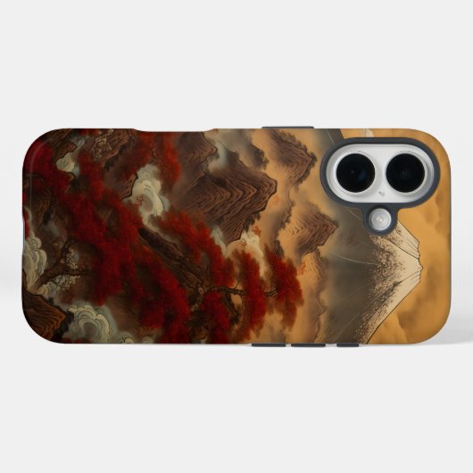 NeoNihonga Fuji 003 Case-Mate iPhoneケース (裏面 (横))
