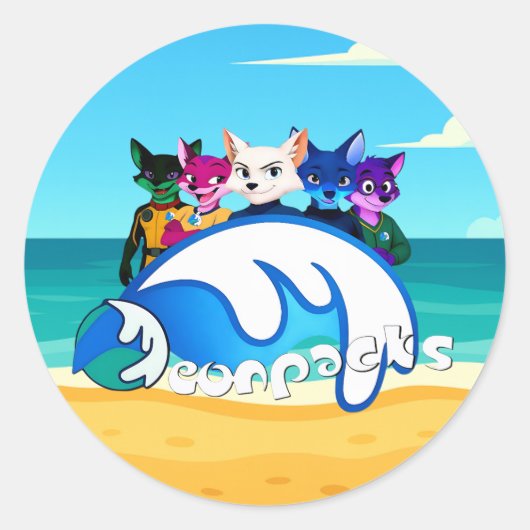 Neonpacks ラウンドシール (正面)