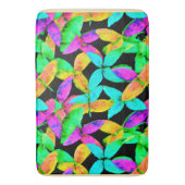 Neonscapeリーフパターン バスマット (正面縦)