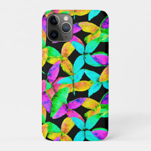 Neonscapeリーフパターン iPhone 11 Proケース