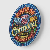 Neonstyle Mother Road Centennial Anniversary ラージ壁時計 (傾斜)