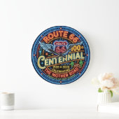 Neonstyle Mother Road Centennial Anniversary ラージ壁時計 (ホーム)