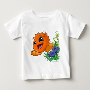 Neopiaの本部の幸せなオレンジJubJub ベビーTシャツ