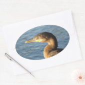 Neotropicの鵜 楕円形シール (封筒)