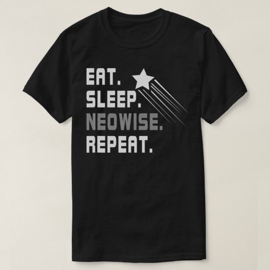 Neowise C 2020 F3 I彗星ハンター2020 astronomy gi Tシャツ (デザイン正面)
