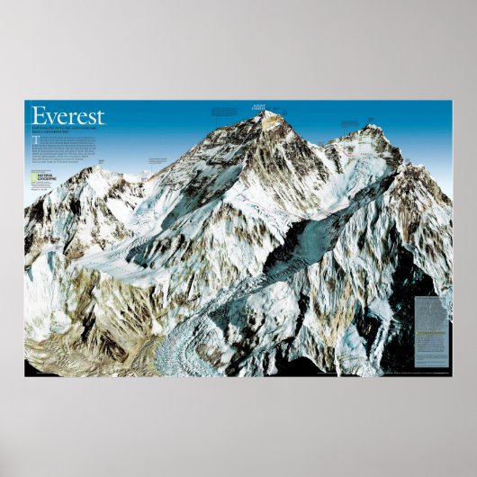 " Nepal: 2003/heute Himalaya - Mount Everest ...  ポスター (正面)