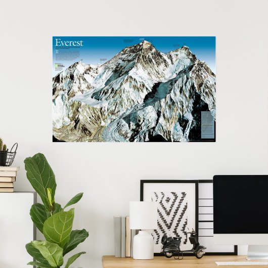 " Nepal: 2003/heute Himalaya - Mount Everest ...  ポスター (ホームオフィス)