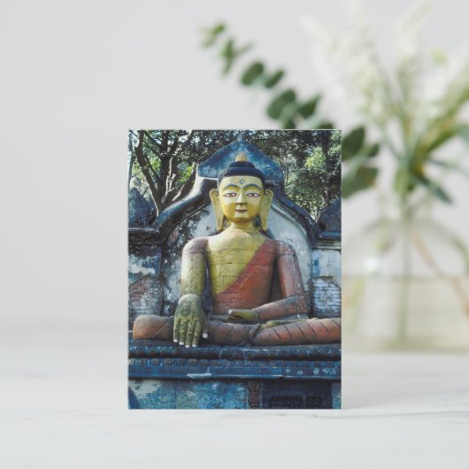Nepal Buddha ポストカード (スタンド正面)