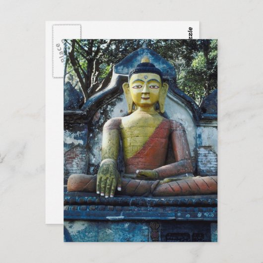 Nepal Buddha ポストカード (正面/裏面)