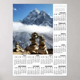 Nepal Calendar 2026, Ama Dablan, Sagarmatha ポスター