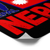 Nepal Cricket Jersey 1  ポスター (角)