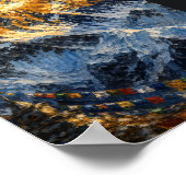 Nepal: Golden Sunrise Mount Everest Art Souvenir ポスター (角)