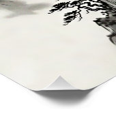 Nepal Himalayas Ink Wash Landscape ポスター (コーナー)