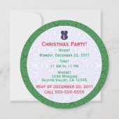 Nepali Angel Christmas Flag Personalized  招待状 (裏面)