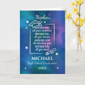 Nephew High School Graduation Name Year  カード (黄色い花)