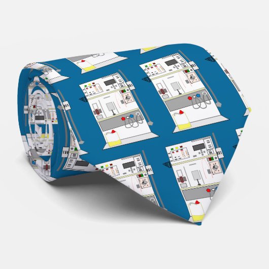 Nephrologistのネクタイ、透析機のデザイン ネクタイ (ロール)