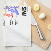 Nephrologistの内部(腎臓Nephron) キッチンタオル (四つ折り)