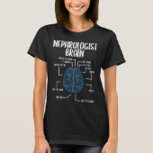 Nephrologist Brain Kidney Nephrology Technologist Tシャツ (正面)