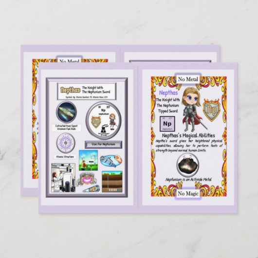 Nepthas - Knight Neptunium Sword ポストカード (正面/裏面)