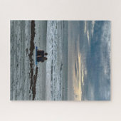 Neptune Beach Sunrise Together Florida ジグソーパズル (横)