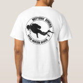 neptune divers open water tシャツ (裏面)