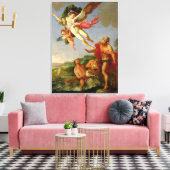 Neptune Encating Coronis, 1665-70 (キャンバス上の油) キャンバスプリント (インサイチュ (リビング))