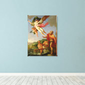 Neptune Encating Coronis, 1665-70 (キャンバス上の油) キャンバスプリント (インサイチュ (ウッドフロア))