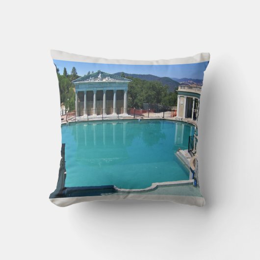 Neptune Pool at Hearst Castle, San Simeon, CA クッション (正面)