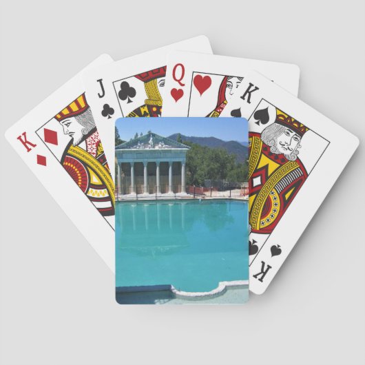 Neptune Pool at Hearst Castle, San Simeon, CA トランプ (裏面)