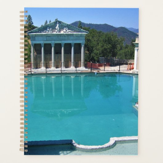 Neptune Pool at Hearst Castle, San Simeon, CA プランナー手帳 (正面)